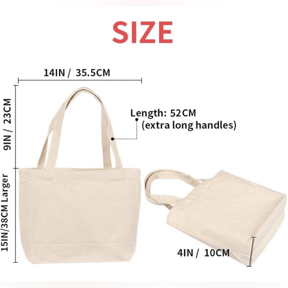 Arabic Reading tote bag - Picture 3 of 3